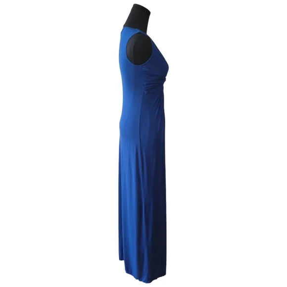 Max Studio Cobalt Blue Sleeveless Maxi Dress Size XS - Picture 3 of 5